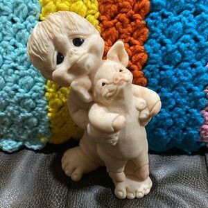 3/$20.  Vintage Quarry Kids  Helping Hands NIB Ceramic Y2K Cottagecore Farm Life
